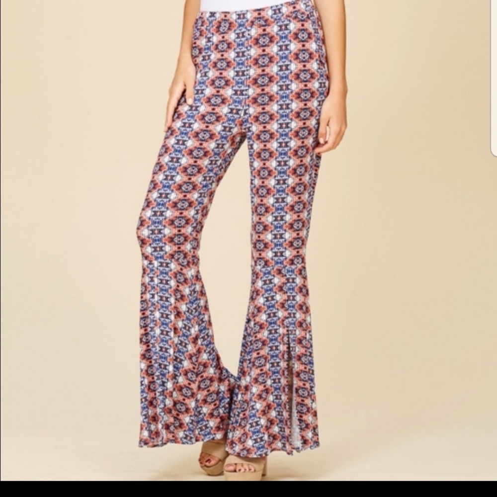 Belle Pants with Slit Sz L